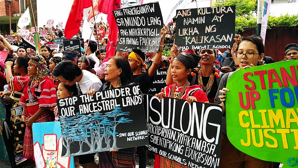 CCNCI joined indigenous youth and students at the Climate Strike 2019 action inside the University of the Philippines Diliman campus in Quezon City.