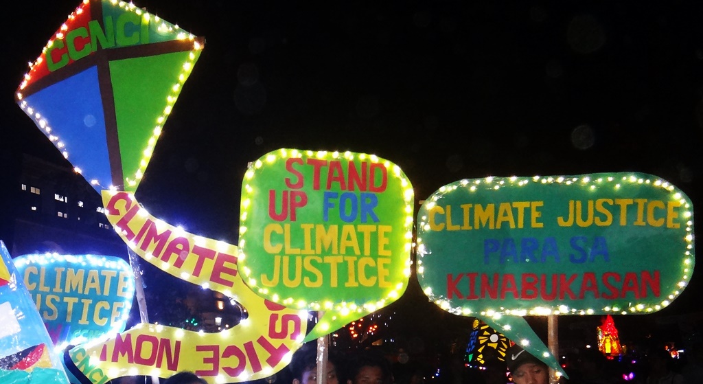 CCNCI joining UP Fair in University of the Philippines Diliman campus in Quezon City and calling for Climate Justice.
